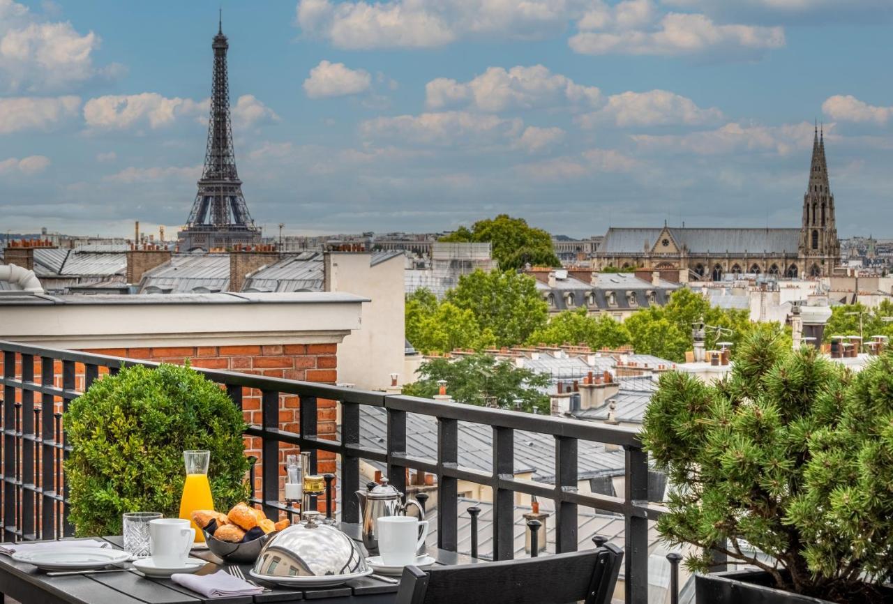 Hotel Pont Royal Paris Ngoại thất bức ảnh View from the rooftop